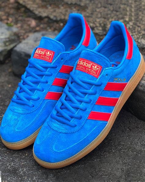 adidas spezial trainers blue red.